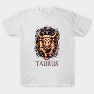 Taurus Zodiac Sign T-Shirt